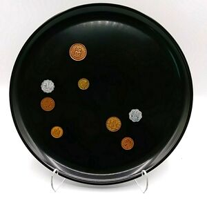 Couroc Coin Serving Tray 10.25" Round